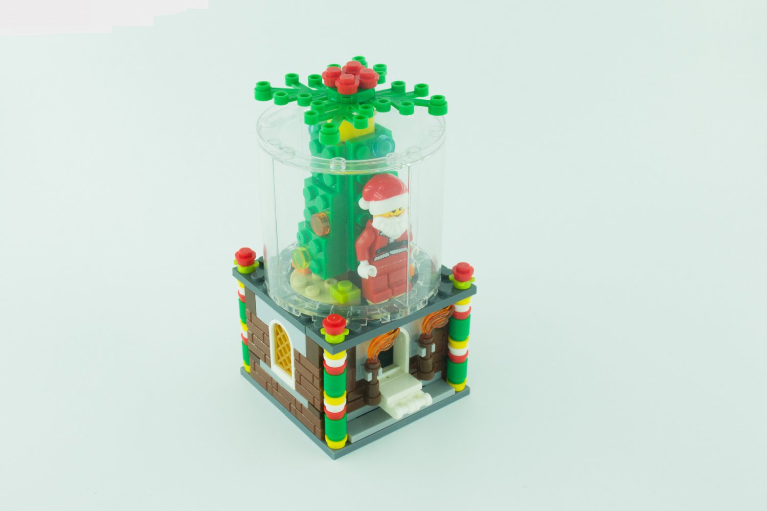 Christmas Santa Claus Display box Minifigures Lego Compatible Christmas Gift 2020