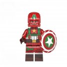 Captain America Christmas dress Minifigures Lego Compatible Christmas 2020