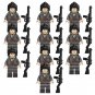 10pcs Soviet Union Tank Soldiers Minifigures Lego Compatible WW2 Soldiers Sets