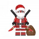 Deadpool Christmas suit Minifigures Lego Compatible Christmas child gift