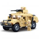 US army High Mobility Multipurpose Wheeled Vehicle Minifigures Lego Compatible Military truck