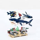 Marine Organism Shark Octopus Crab Building Block Minifigures Lego Compatible Zoon Sets