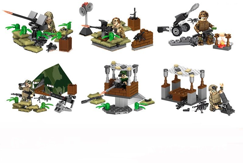 Special Forces Operational Base Soldiers Minifigures Lego Compatible Military Base Sets