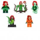 5pcs Poison Ivy Minifigures Lego Compatible Batman Movie Sets