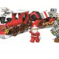 The Christmas Train Santa Claus Minifigures Lego Compatible Christmas gift