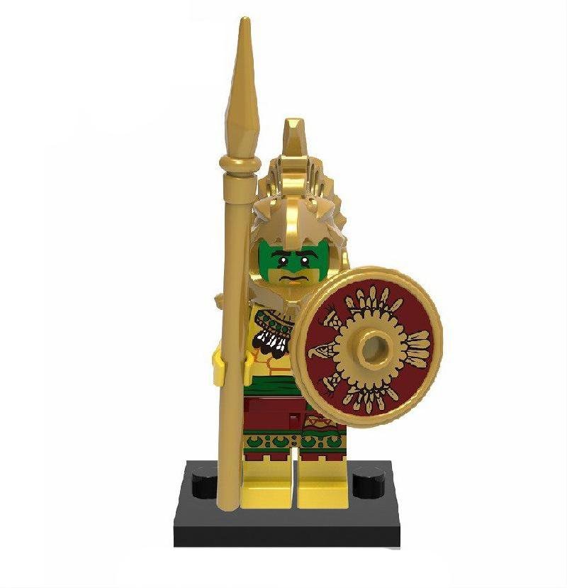 lego minifigure aztec warrior