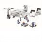 New White US Bell V-22 Osprey Transport Aircraft Minifigures Lego Compatible Transport Aircraft