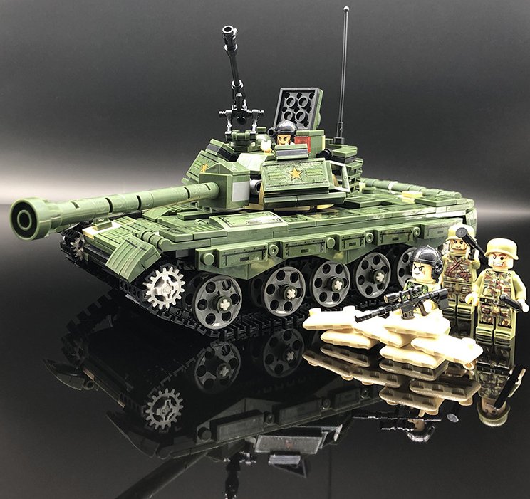 Type 99 Main Battle Tank soldier Minifigures Lego Compatible Military Tank