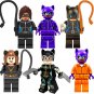 6pcs Catwoman Minifigures Lego Compatible Batman movie Sets