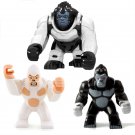 3pcs Big Gorilla Grodd Winston Minifigures Lego Compatible Super Heroes Sets