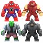 Big Juggernaut Lizard Man Rhino Minifigures Lego Compatible New Super Heroes Set