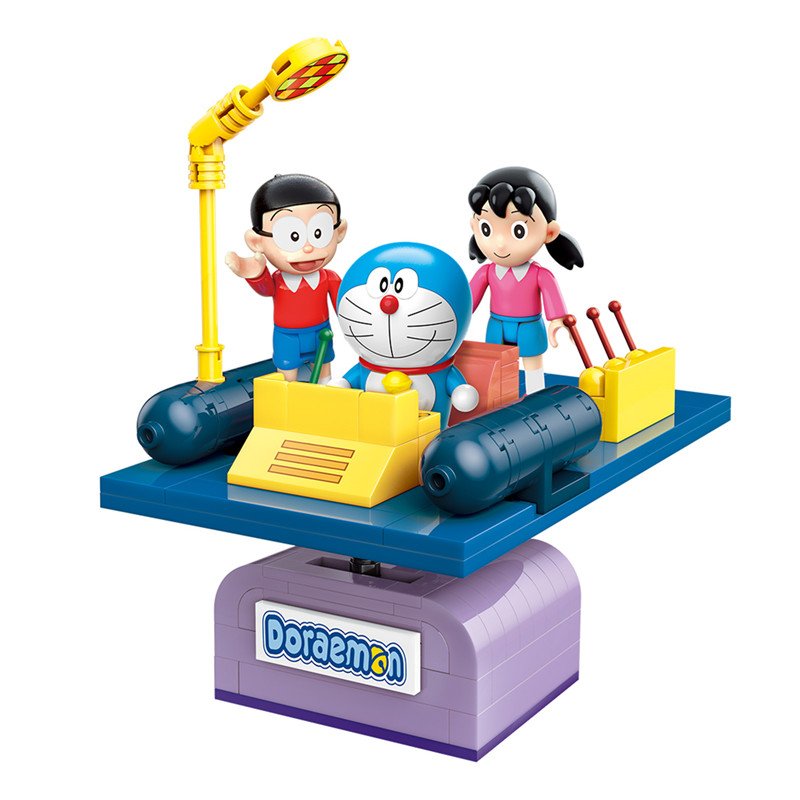Doraemon Time Machine Minifigures Lego Compatible Comic Set