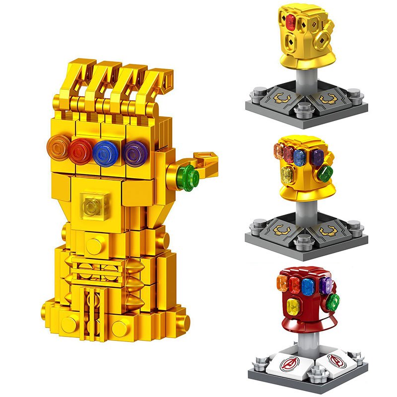 5pcs Big Infinity Gauntlet Iron Infinity Gauntlet building block Toy Lego Compatible Super Heroes