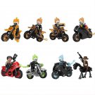 Noctilucent Ghost Rider Minifigures Lego Compatible 2021 Movie Sets