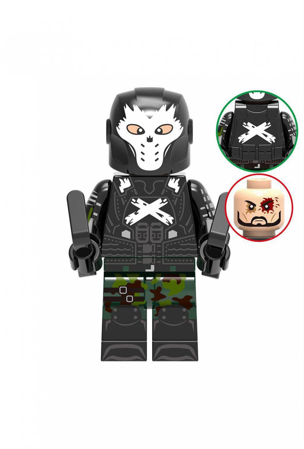 Crossbone Minifigures Lego Compatible Spider-Man Minifigure