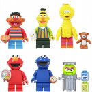 Elmo Cookie Monster Emie Big Bird Minifigures Lego Compatible Sesame Street Sets