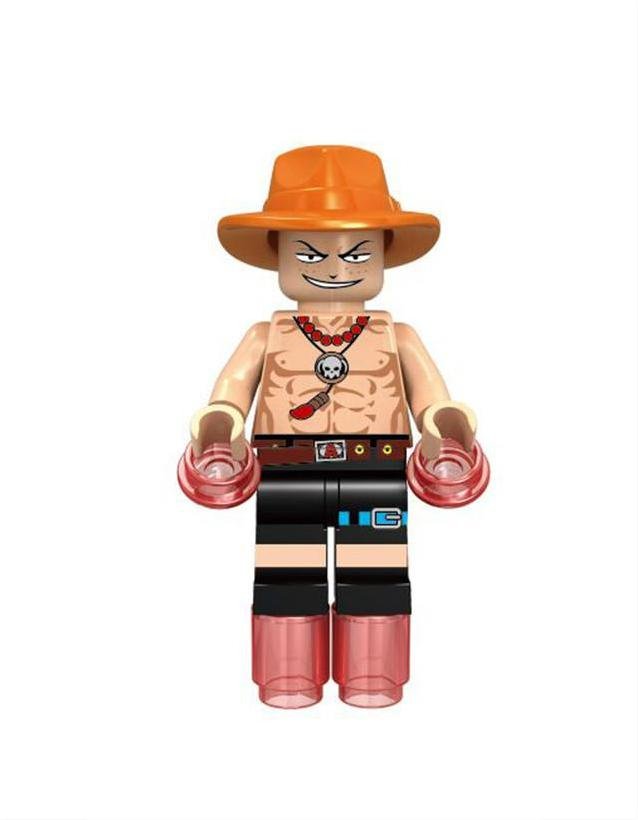 Portgas D Ace Minifigures Lego Compatible one piece Minifigure