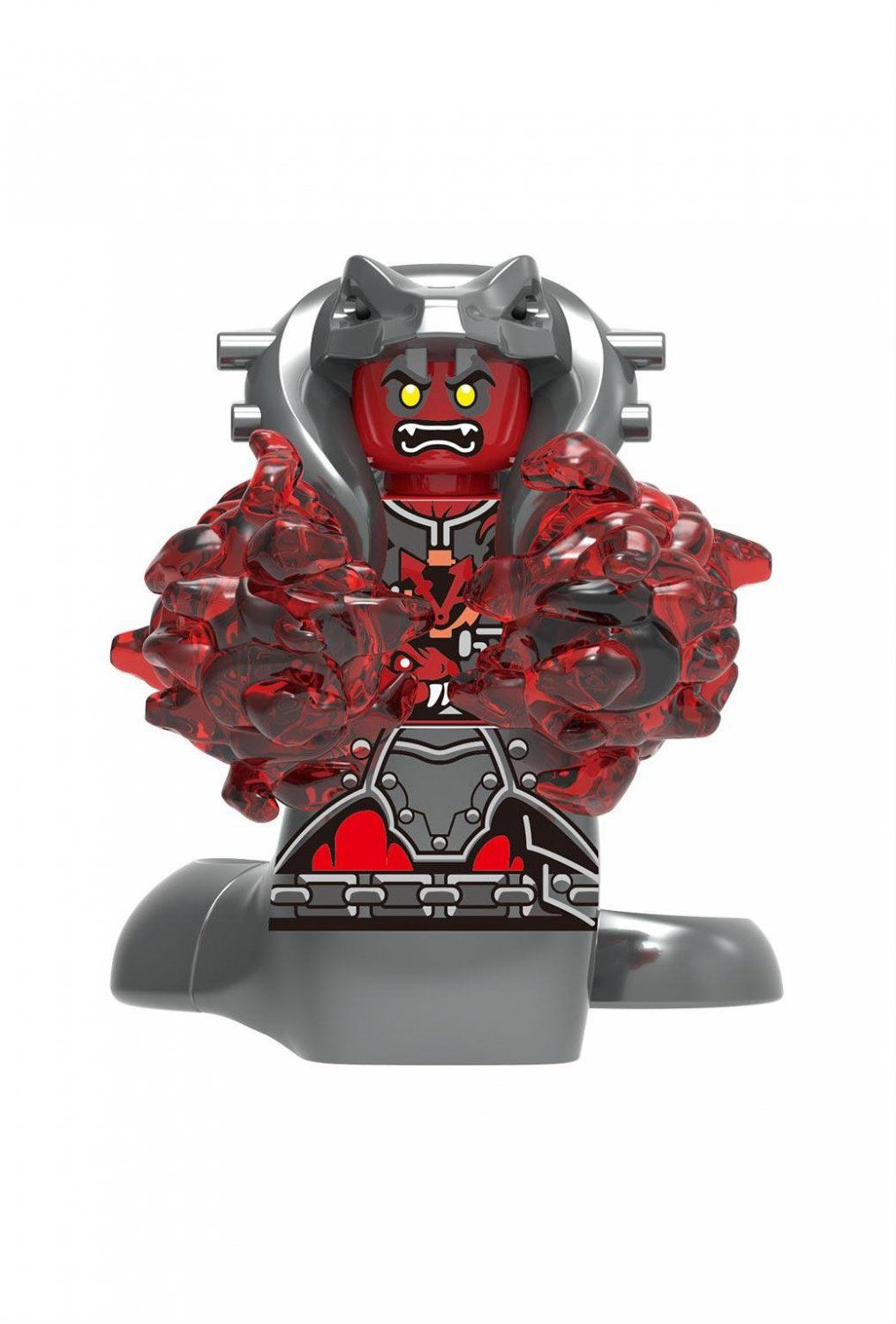 Red Snake Minifigures Lego Compatible Medieval Warfare Minifigure