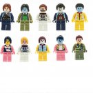 10pcs Star Ctaft War Alien Astronaut Minifigures Lego Compatible TV Sets