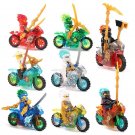 Transparent Motorcycle Ninjago Season 11 Minifigures Lego Compatible Toy