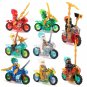 Transparent Motorcycle Ninjago Season 11 Minifigures Lego Compatible Toy