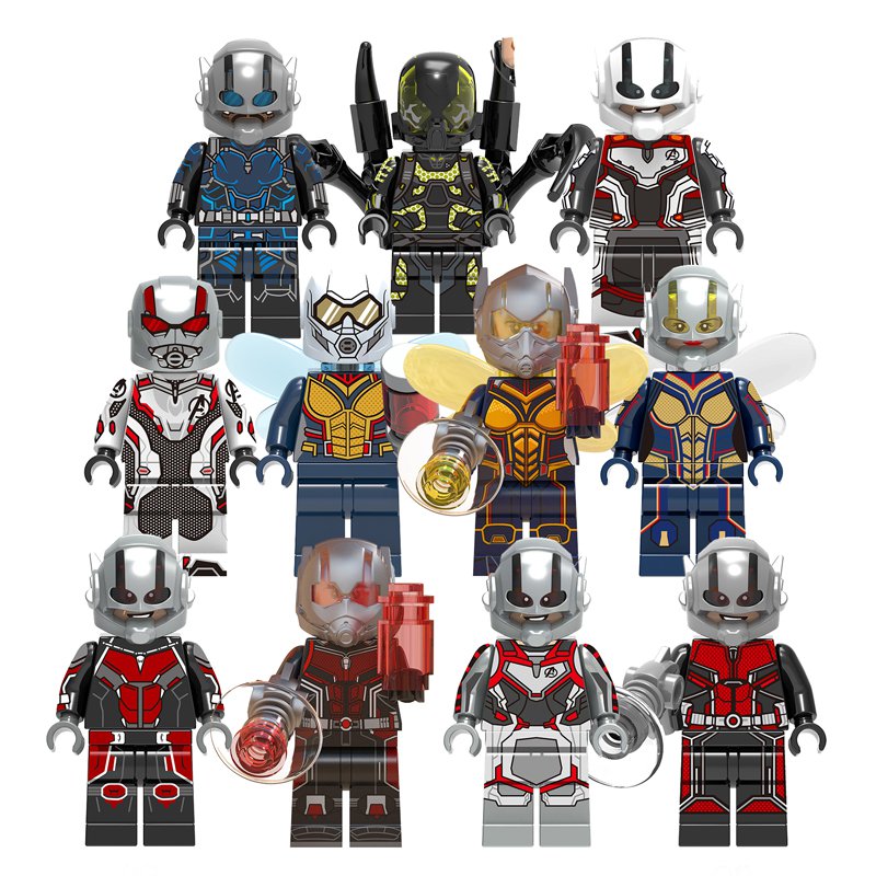 11pcs Ant-Man Wasp Minifigures Lego Compatible The Avengers Sets
