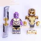 Gold Armour Thanos Minifigures Lego Compatible Avengers Minifigure