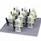 10pcs 698th Strike Battalion Medic Minifigures Lego Compatible New Clone Troopers Set