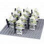 10pcs 698th Strike Battalion Medic Minifigures Lego Compatible New Clone Troopers Set