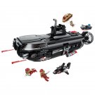 Submarine Undersea Boat diesel-powered submarine Minifigures Lego Compatible WW2 Military submarine
