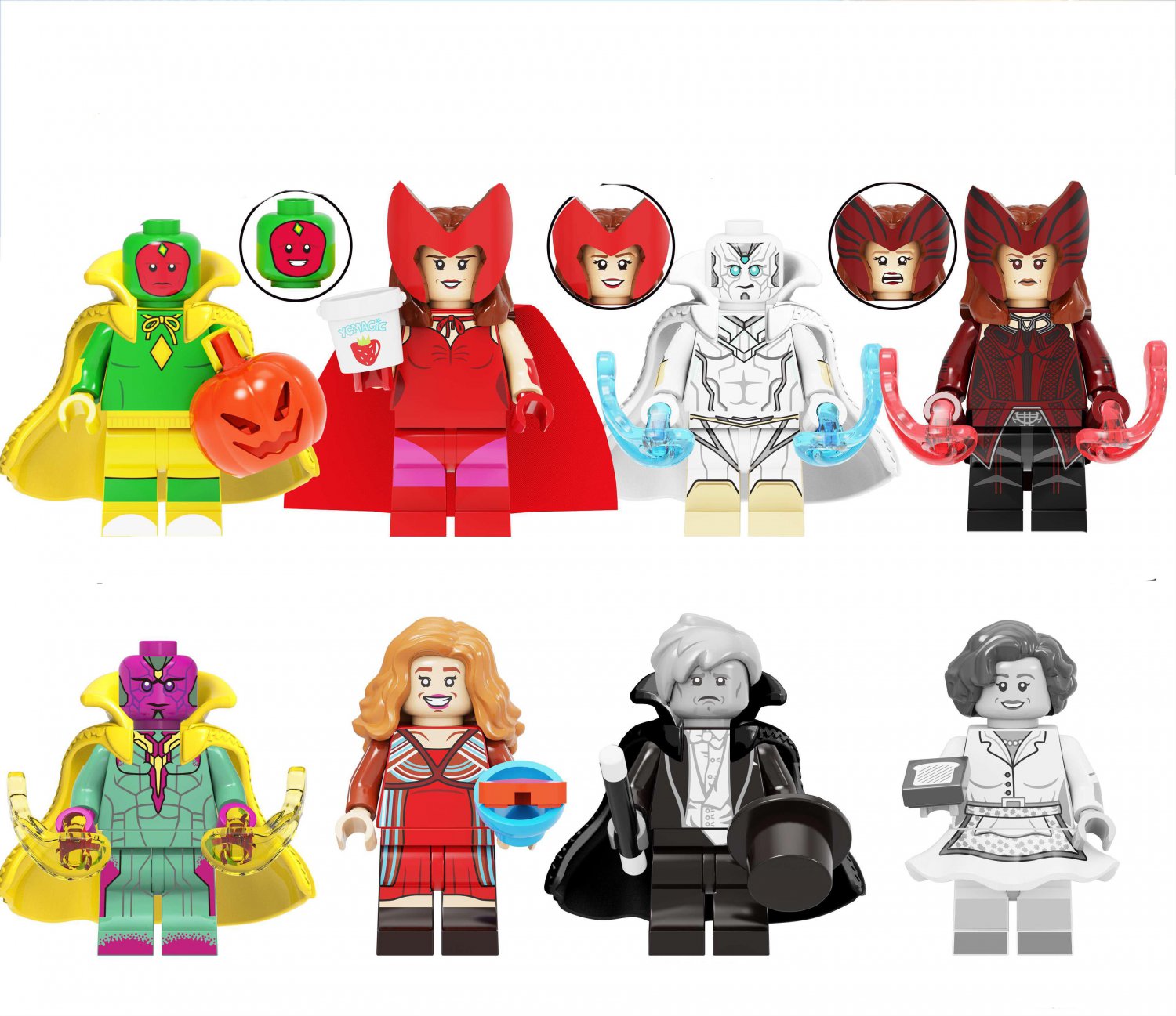 wanda and vision lego