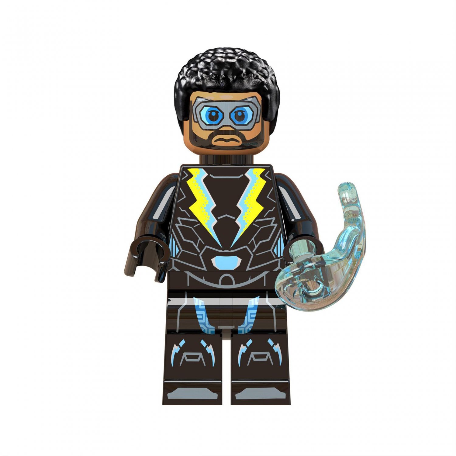 Black Lightning Jefferson Pierce Minifigures Lego Compatible Justice League Minifigure