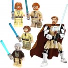 5pcs Obi-Wan Kenobi Jedi Master Minifigures Lego Compatible Star Wars Sets