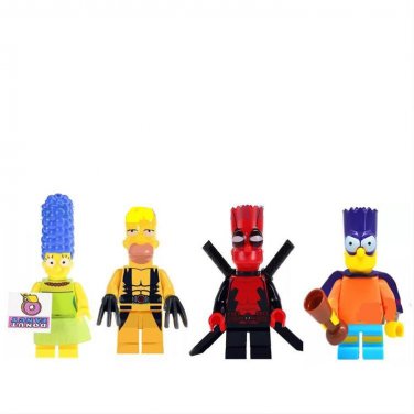 bart simpson deadpool lego