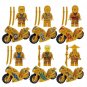 Golden Kai Jay Cole Sensei Wu Motorcycle Minifigures Lego Compatible Ninjago 2021