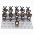 11pcs Evil dwarf Boar mount Minifigures Lego Compatible The Hobbit Dwarf Sets