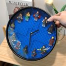 Super Heroes Justice League The Avengers DIY clock Minifigures Lego Compatible Toy