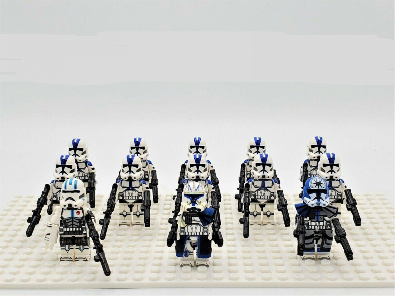 501st Legion Rex Jesse Echo Minifigures Lego Compatible Star Wars Sets