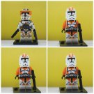 Commander Cody Yellow Utapau Clone Trooper Minifigures Lego Compatible Star Wars Sets