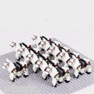 11pcs Hanoverian horse Minifigures Lego Compatible Medieval Knight Sets