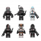 Clone Force 99 Grosshair Tech Wredcer Hunters Minifigures Lego Compatible Star Wars Sets