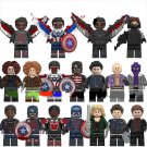 18pcs The Falcon and the Winter Soldier TV character Minifigures Lego Compatible Toy