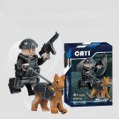 Dog handler Minifigures Lego Compatible Police Minifigure