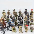 WW2 USA China German USSR British Japan France soldier Minifigures Lego Compatible Military 2021