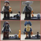 Davy Jones William Turner Jack Minifigures Lego Compatible Pirates of the Caribbean Sets