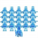 21pcs Transparent Stormtrooper Spacetrooper Darth Vader Minifigures Lego Compatible Star Wars Sets