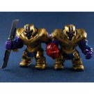 2pcs Golden Armour Thanos Minifigures Lego Compatible The Avengers Sets