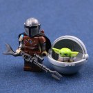The Mandalorian Baby Yoda Aeroba Minifigures Lego Compatible The Mandalorian TV Sets