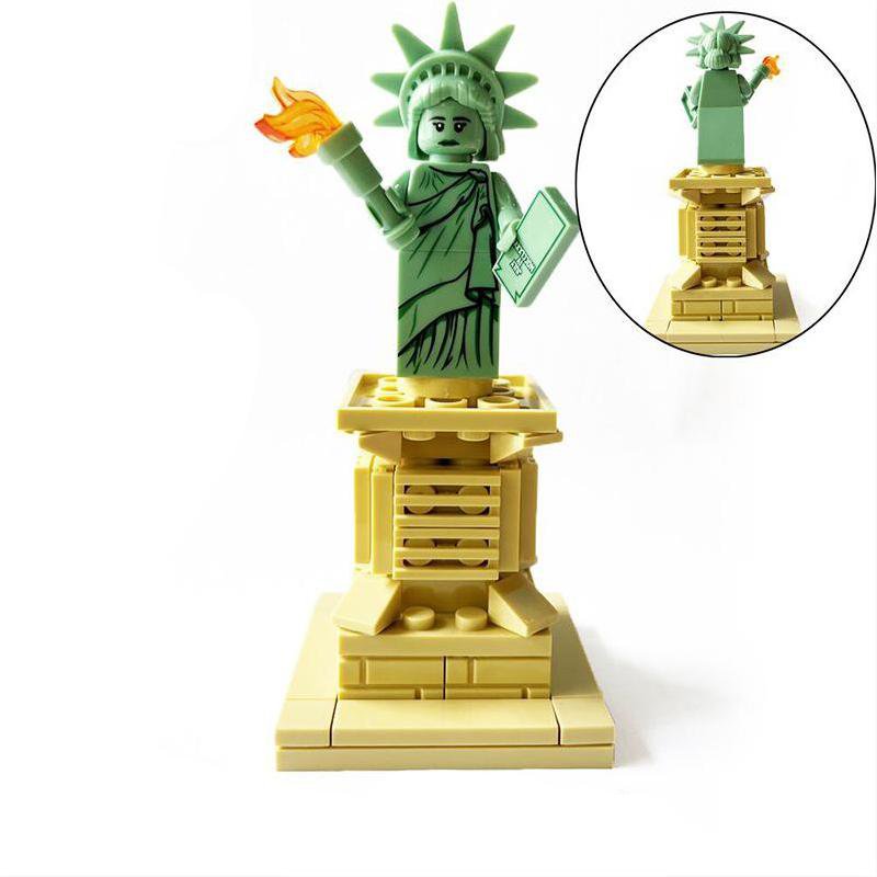 USA Statue of liberty Minifigures Lego Compatible Toy