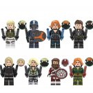 Iron Maiden Yelena Black Widow Taskmaster Minifigures Lego Compatible Black Widow TV Sets